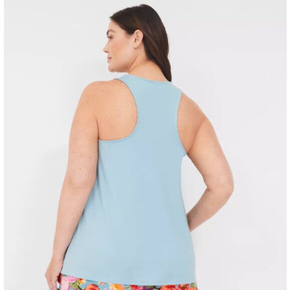 NWT Lane Bryant Cacique Tank & Short PJ Sleep Set Size 22 24 (3X) Dreamy Cool! - Picture 3 of 7